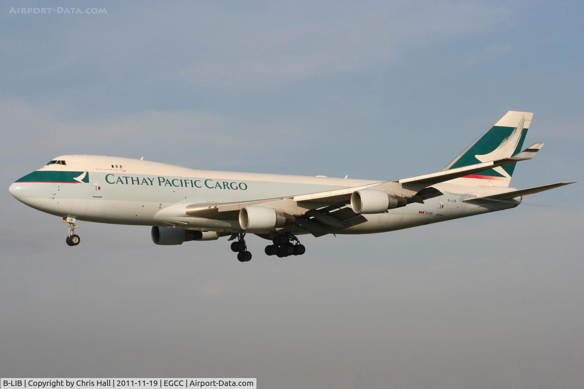 B-LIB, 2008 Boeing 747-467ERF C/N 36867, Cathay Pacific