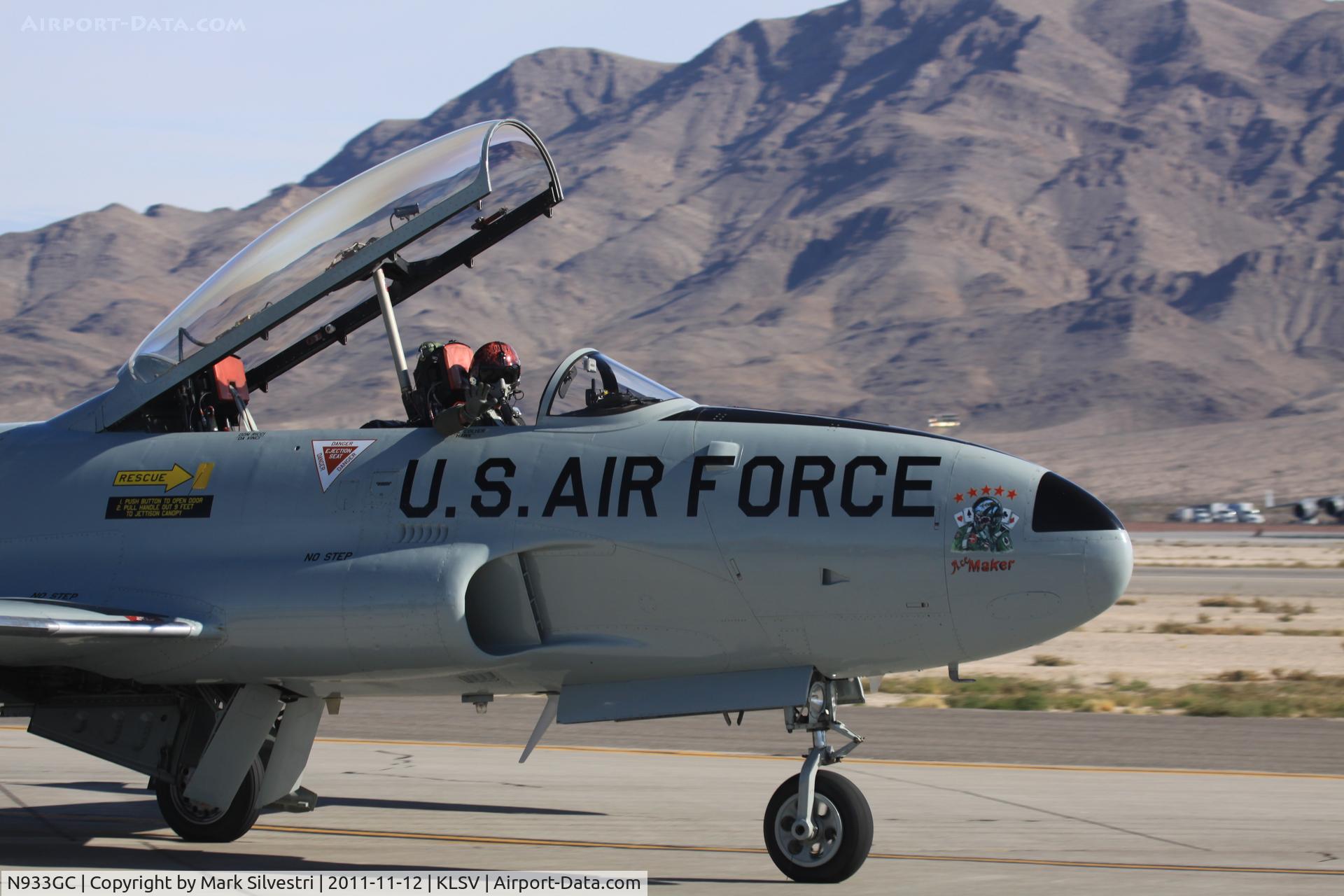 N933GC, 1954 Canadair T-33AN Silver Star 3 C/N T33-306, Aviation Nation 2011