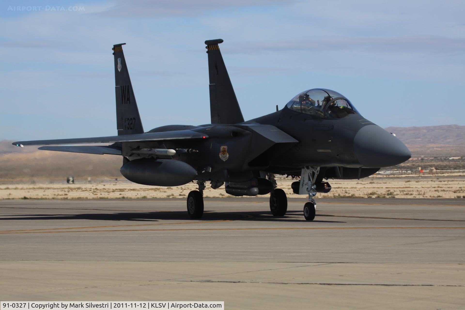 91-0327, 1991 McDonnell Douglas F-15E Strike Eagle C/N 1234/E192, Aviation Nation 2011