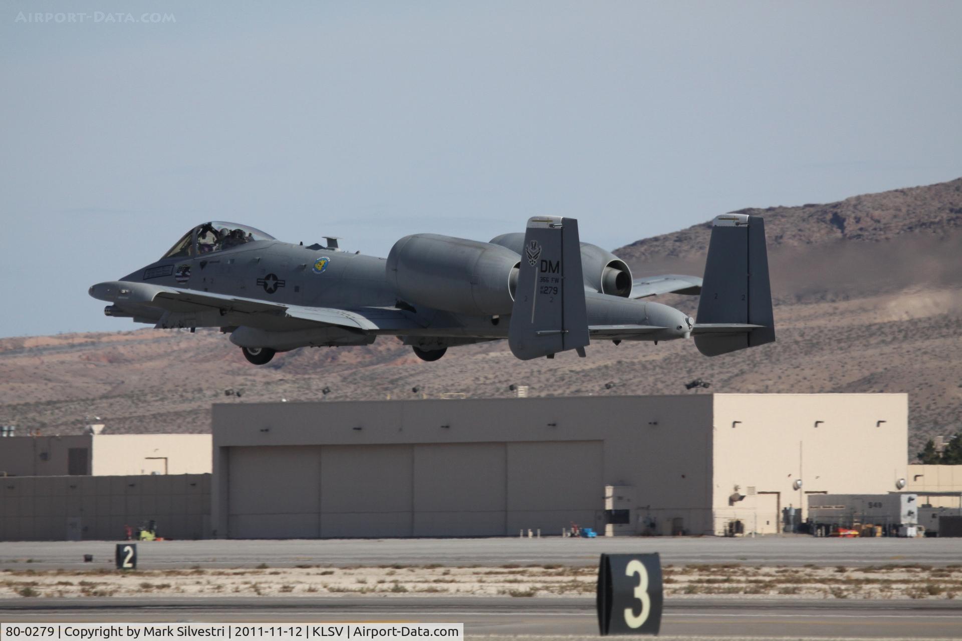 80-0279, 1980 Fairchild Republic A-10C Thunderbolt II C/N A10-0629, Aviation Nation 2011