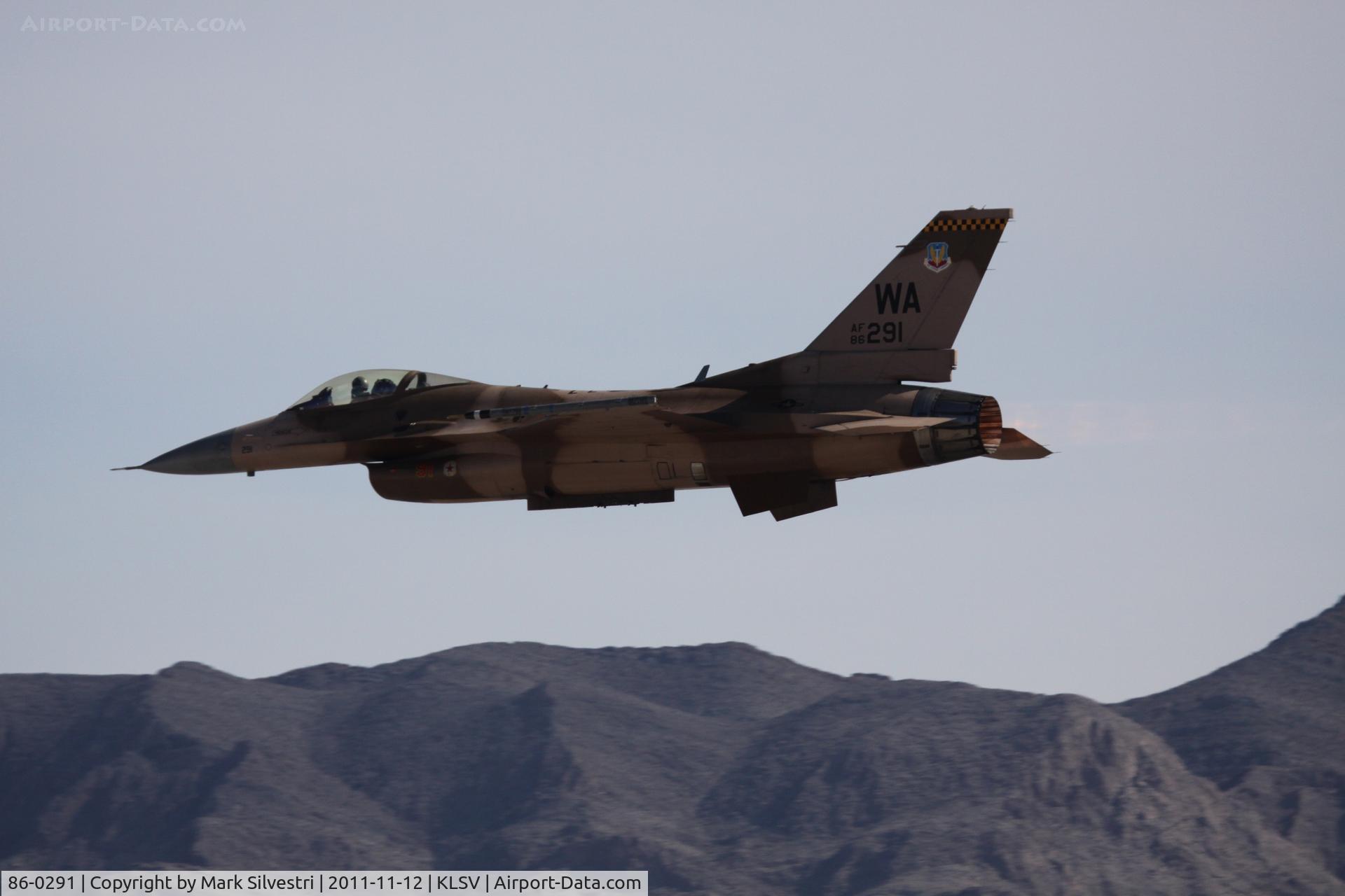 86-0291, 1986 General Dynamics F-16C Fighting Falcon C/N 5C-397, Aviation Nation 2011