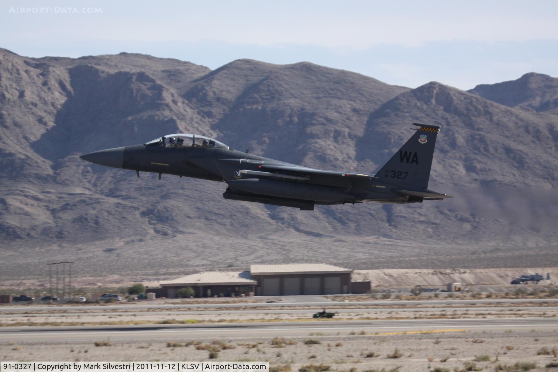 91-0327, 1991 McDonnell Douglas F-15E Strike Eagle C/N 1234/E192, Aviation Nation 2011