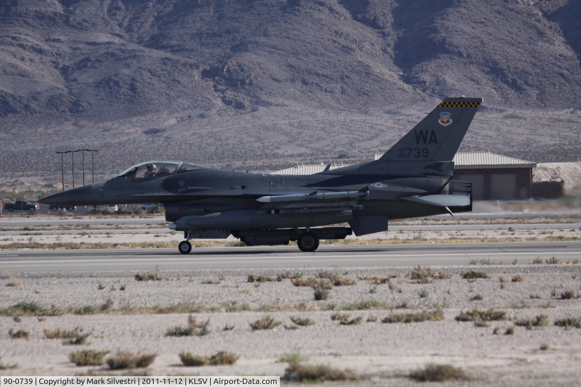 90-0739, General Dynamics F-16CG Night Falcon C/N 1C-347, Aviation Nation 2011