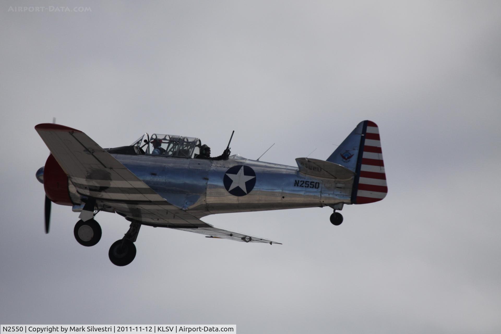 N2550, 1985 North American SNJ-5 Texan C/N 43683, Aviation Nation 2011