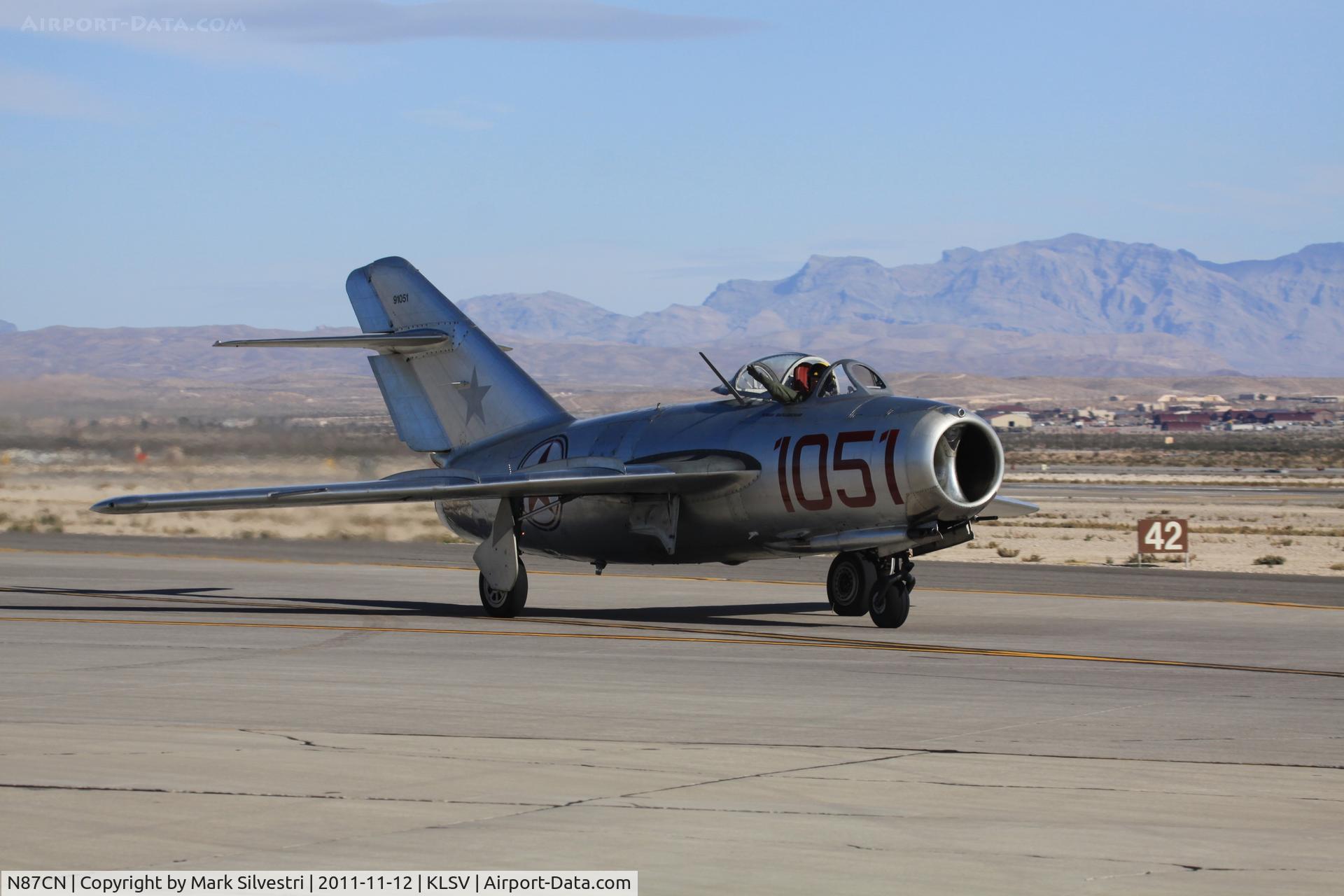 N87CN, Mikoyan-Gurevich MiG-15 C/N 910-51, Aviation Nation 2011