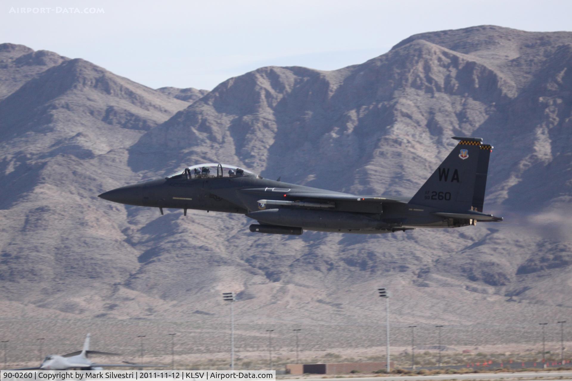 90-0260, 1990 McDonnell Douglas F-15E Strike Eagle C/N 1201/E162, Aviation Nation 2011