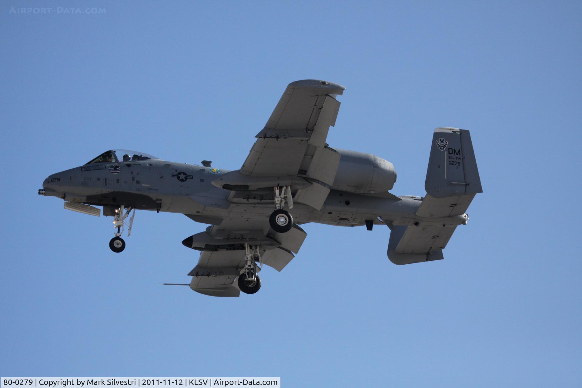 80-0279, 1980 Fairchild Republic A-10C Thunderbolt II C/N A10-0629, Aviation Nation 2011
