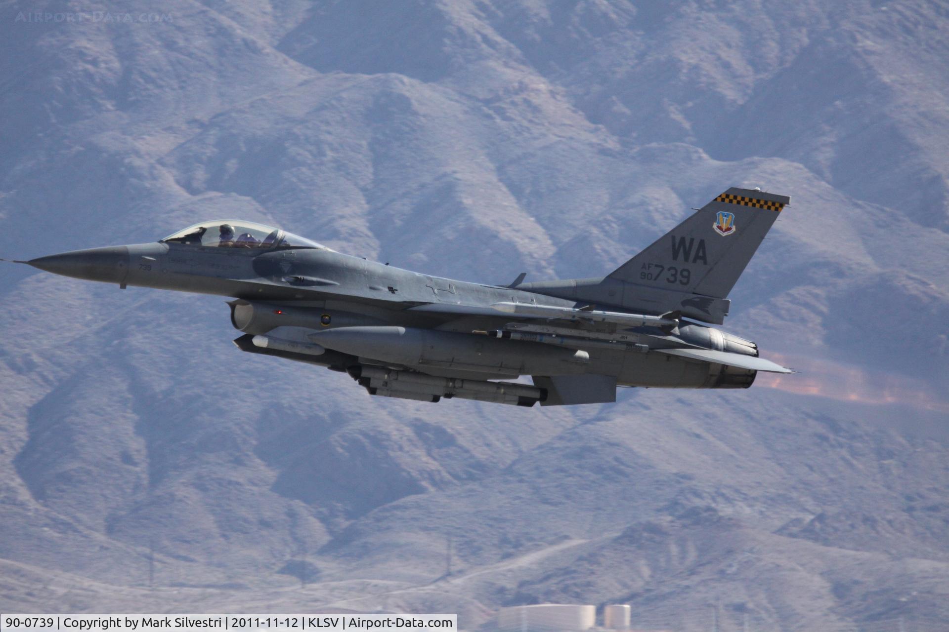 90-0739, General Dynamics F-16CG Night Falcon C/N 1C-347, Aviation Nation 2011
