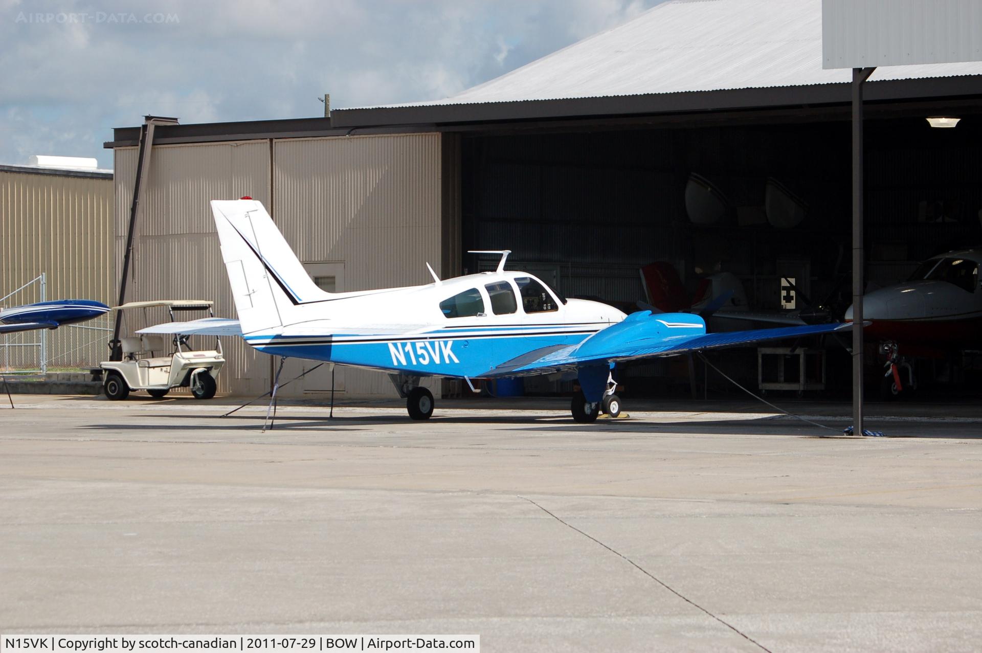 N15VK, 1970 Beech E-55 Baron C/N TE-805, 1970 Beech E-55 N15VK at Bartow Municipal Airport, Bartow, FL