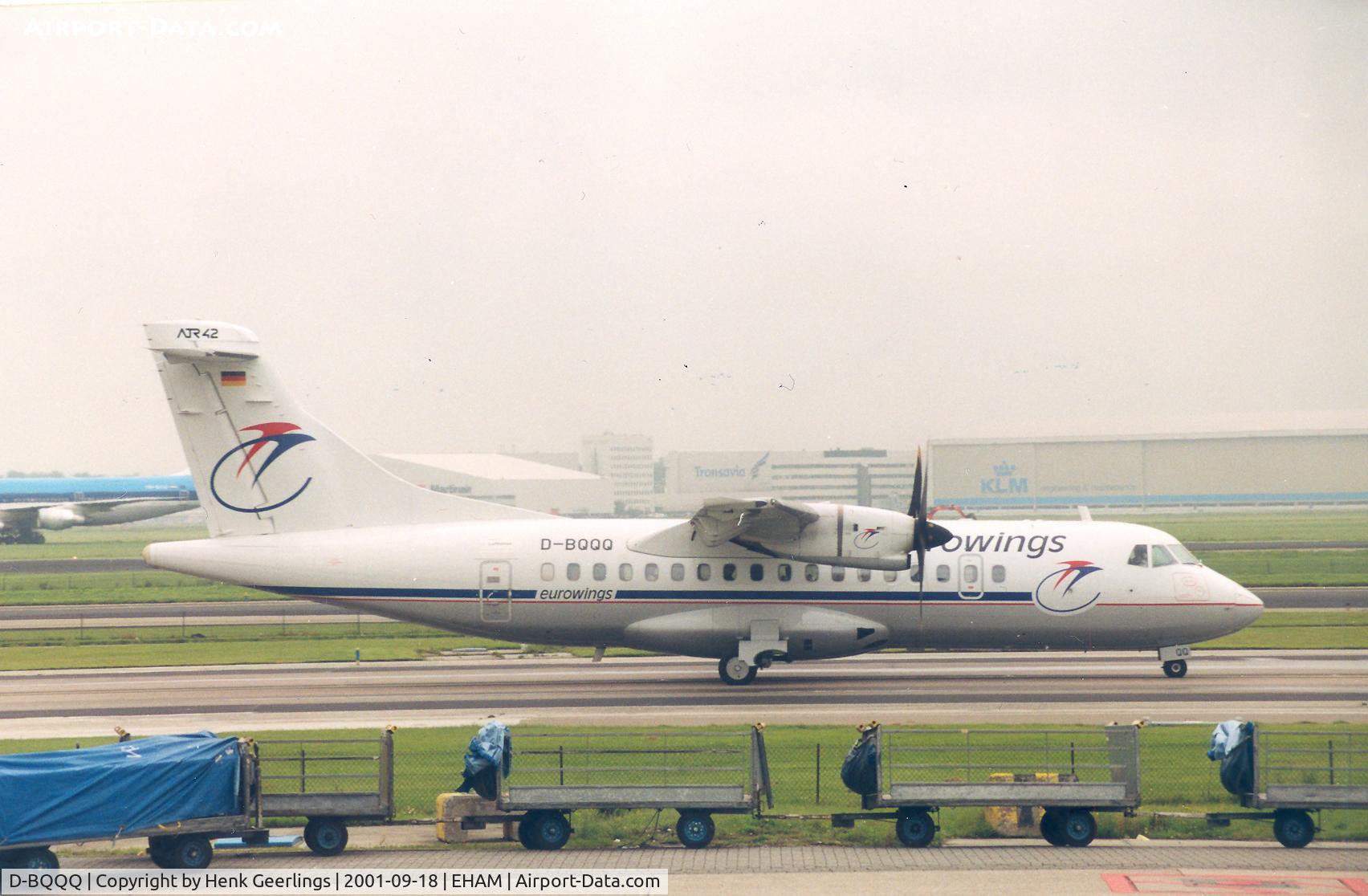 D-BQQQ, 1999 ATR 42-500 C/N 584, Eurowings