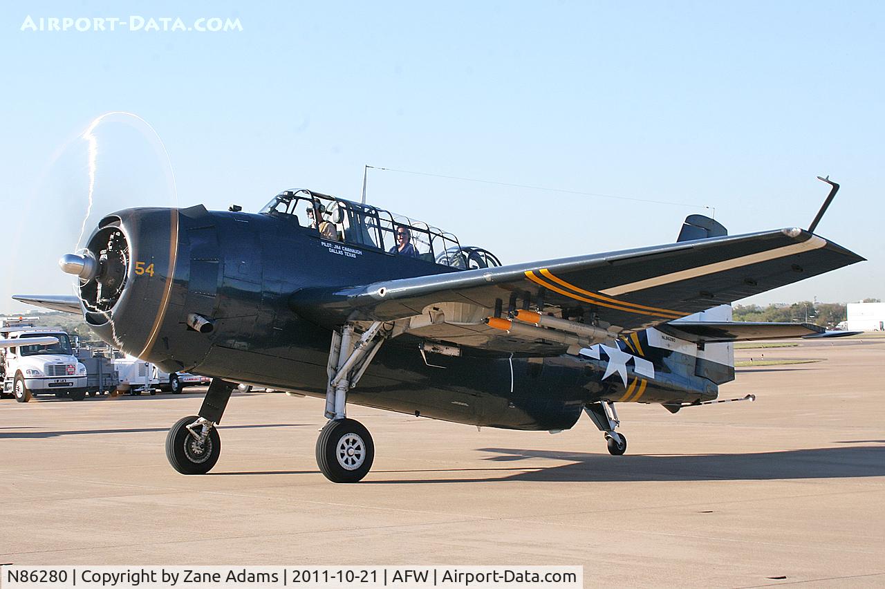 N86280, Grumman TBM-3E Avenger C/N 86280, At the 2011 Alliance Airshow - Fort Worth, TX