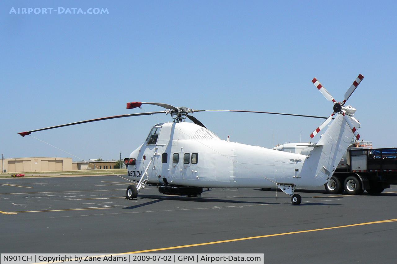 N901CH, 1962 Sikorsky S-58T C/N 58-1464, At Grand Prairie Municipal