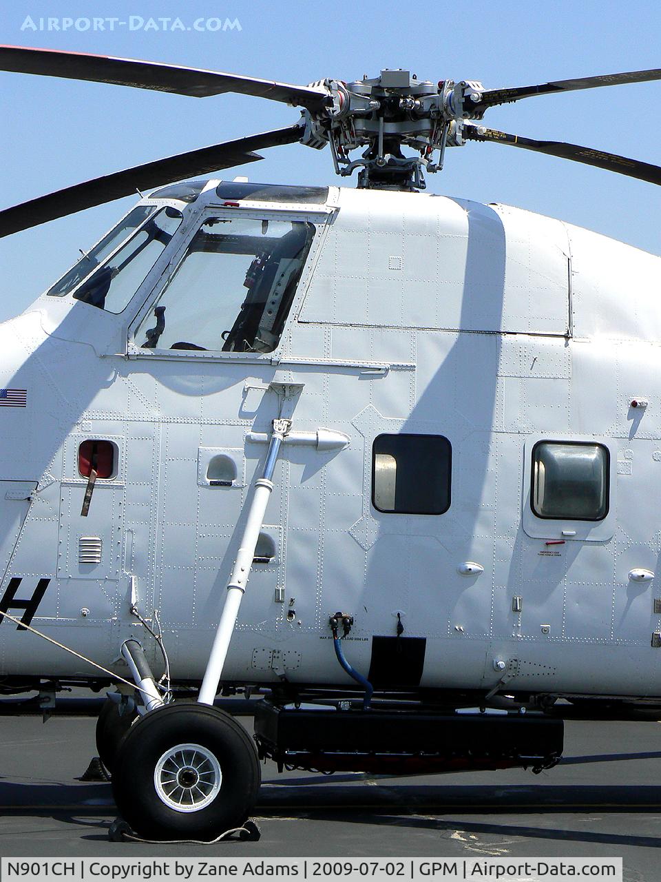 N901CH, 1962 Sikorsky S-58T C/N 58-1464, At Grand Prairie Municipal