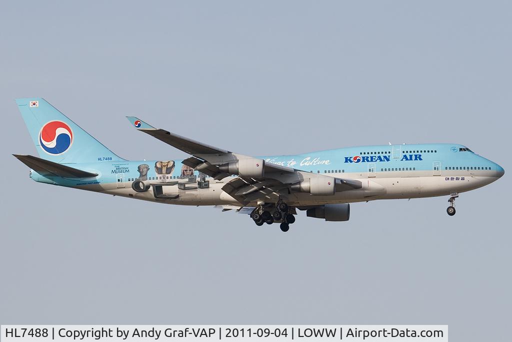 HL7488, Boeing 747-4B5 C/N 26394, Korean Air 747-400