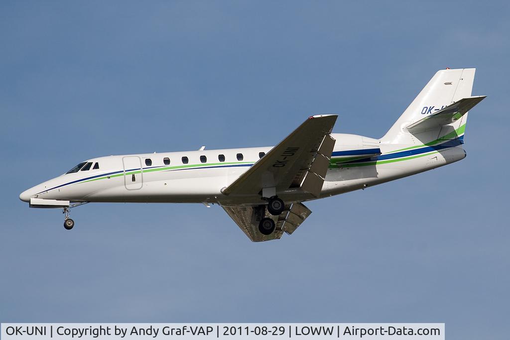 OK-UNI, 2007 Cessna 680 Citation Sovereign C/N 680-0139, Cessna 680