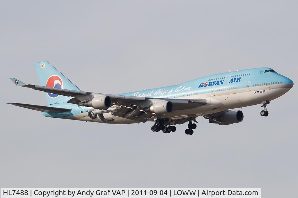 HL7488, Boeing 747-4B5 C/N 26394, Korean Air 747-400