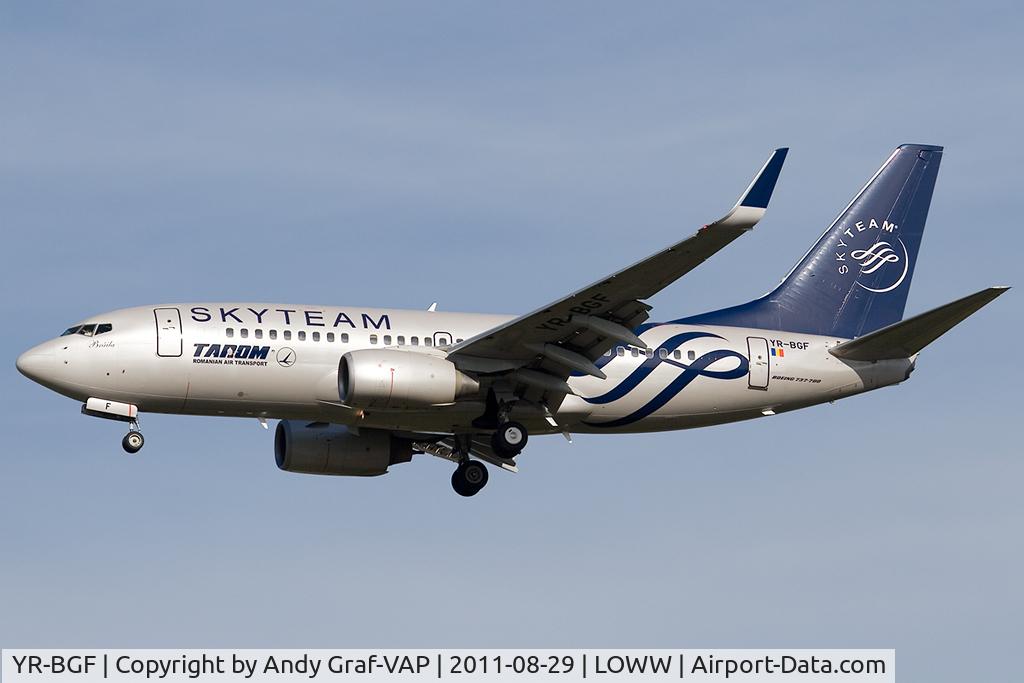 YR-BGF, 2001 Boeing 737-78J C/N 28440, Tarom 737-700