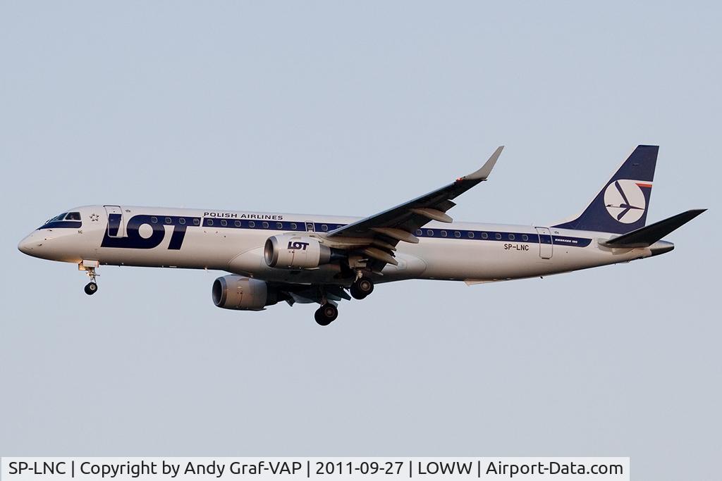 SP-LNC, 2011 Embraer 195LR (ERJ-190-200LR) C/N 19000462, LOT EMB190