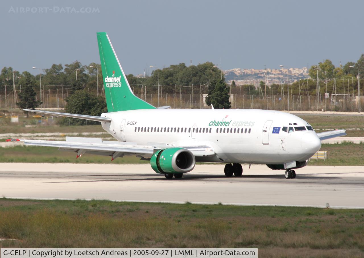 G-CELP, 1986 Boeing 737-330(QC) C/N 23522, landing