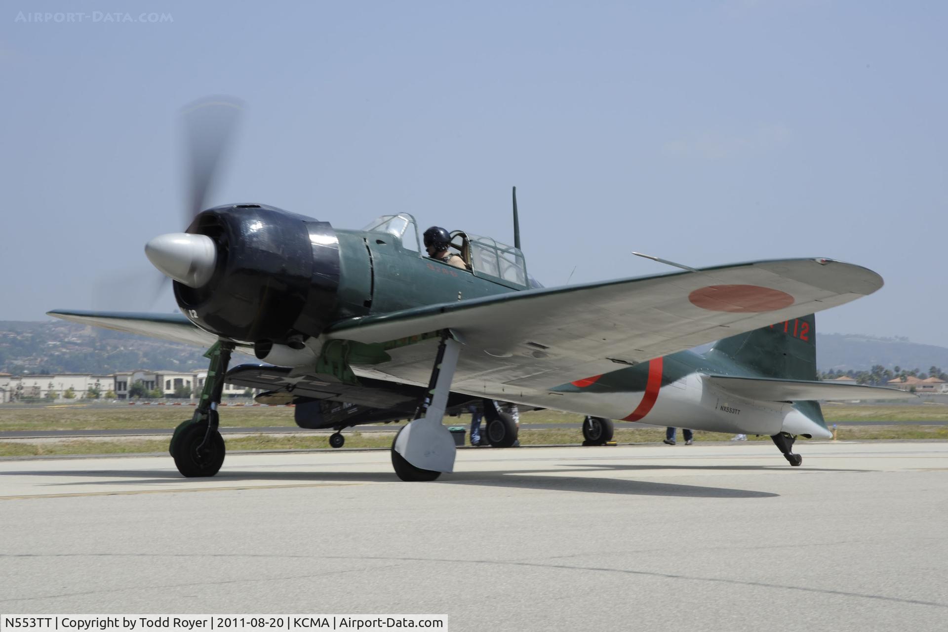 N553TT, 1942 Mitsubishi A6M3 Reisen (Zero) C/N 3858, Camarillo Airshow 2011