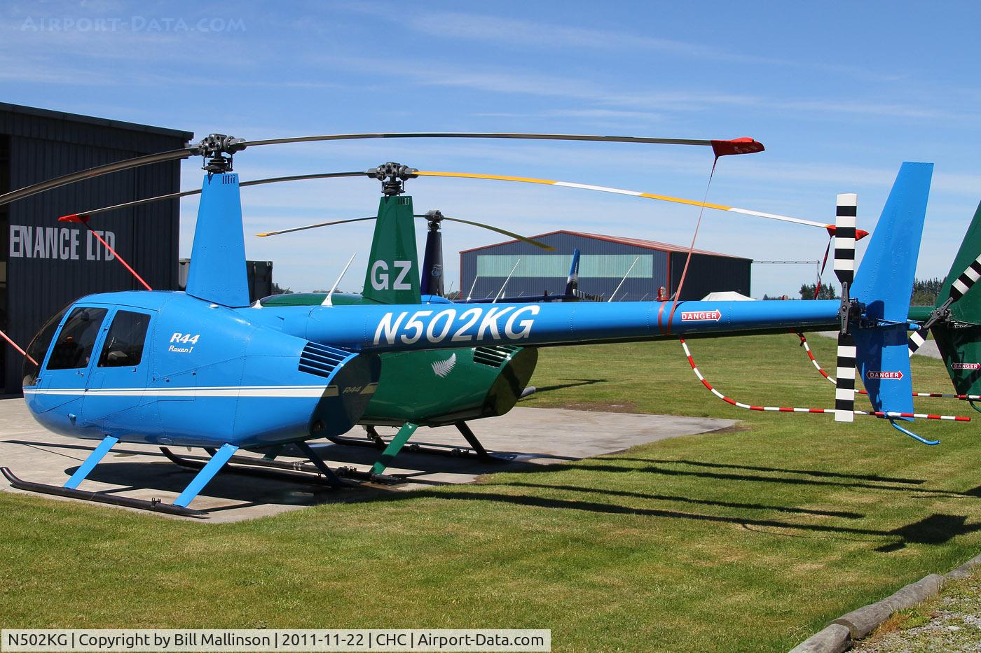 N502KG, 2007 Robinson R44 C/N 1696, retaining its N rego