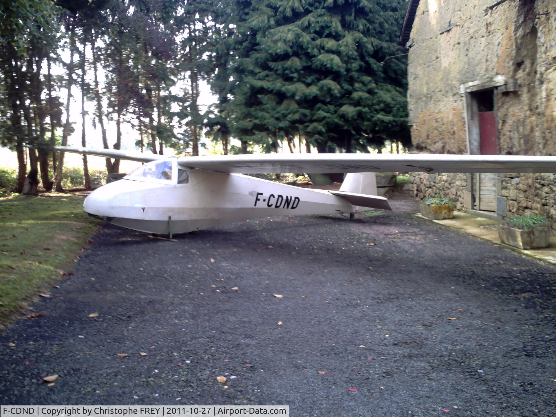 F-CDND, Scheibe (Avialsa) A-60 Fauconnet C/N 151K, in my home LANRELAS FRANCE
