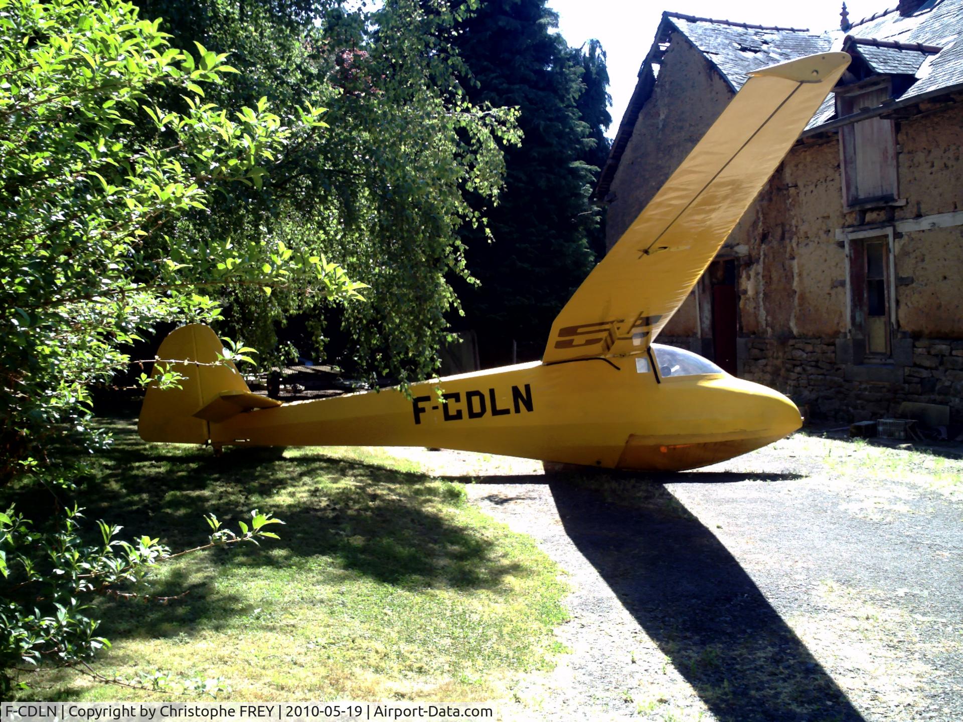 F-CDLN, Scheibe (Avialsa) A-60 Fauconnet C/N 136K, my home LANRELAS FRANCE
