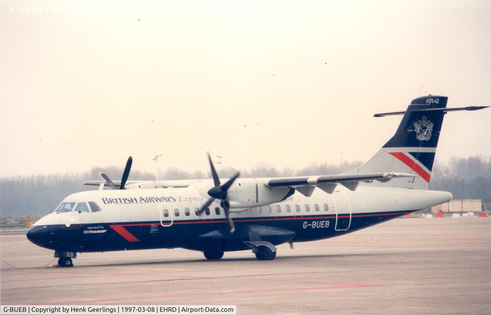 G-BUEB, 1992 ATR 42-320 C/N 304, British Airways express, operated by City Flyer Express