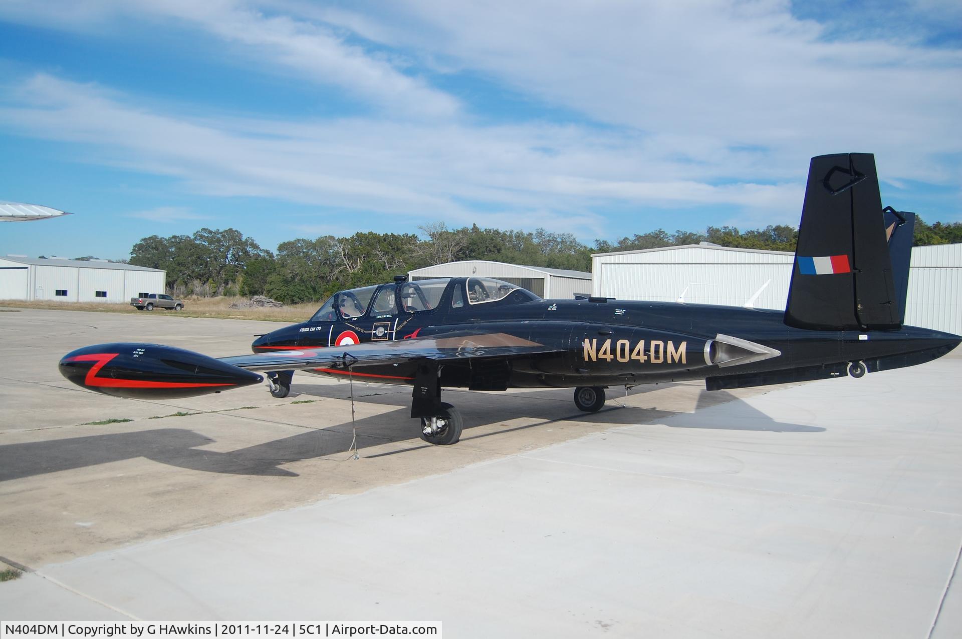 N404DM, 1965 Fouga (Valmet) CM-170R Magister C/N FM-72, Single engine jet, experimental