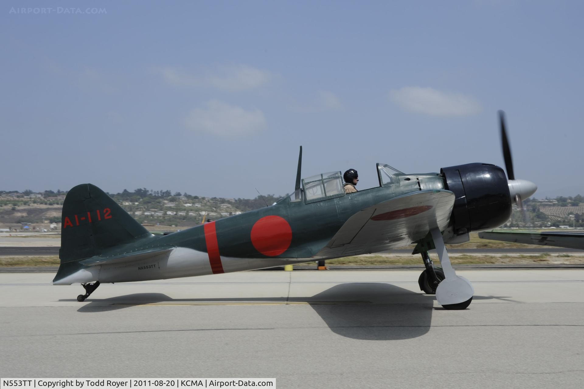 N553TT, 1942 Mitsubishi A6M3 Reisen (Zero) C/N 3858, Camarillo Airshow 2011