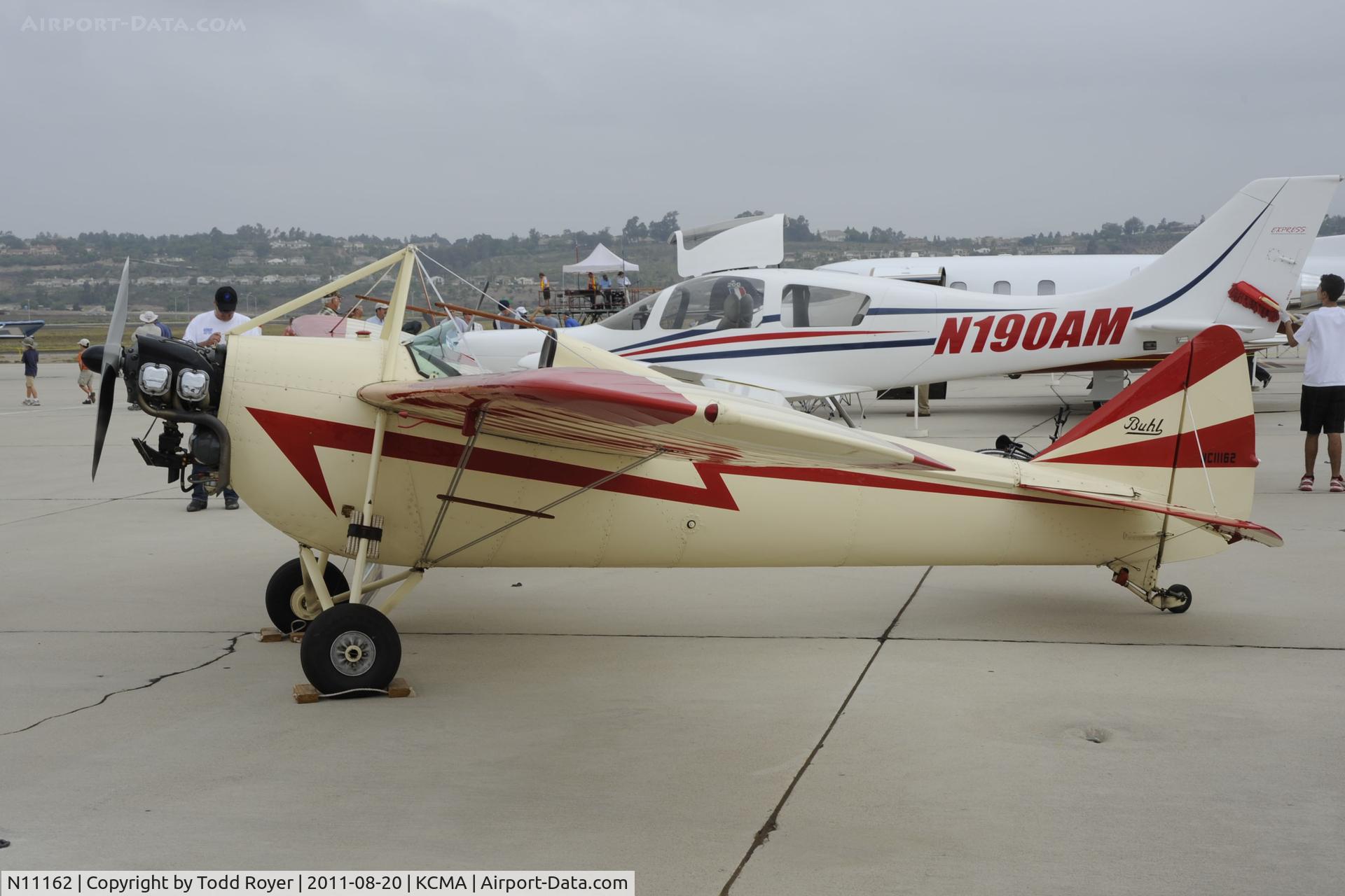 N11162, 1931 Buhl LA-1 C/N 103, Camarillo Airshow 2011