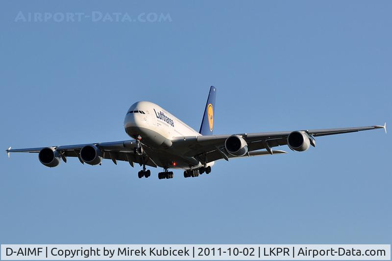 D-AIMF, 2011 Airbus A380-841 C/N 066, RWY24