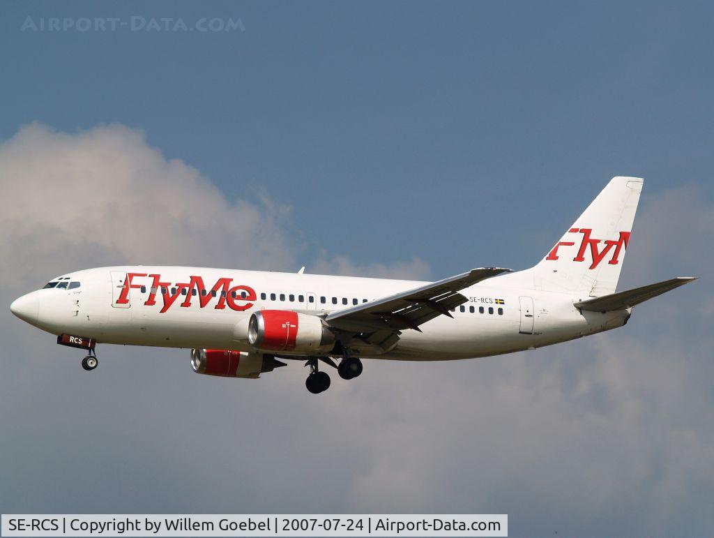 SE-RCS, 1988 Boeing 737-3Q8 C/N 24299/1598, Landing on runway C18 from Amsterdam Airport