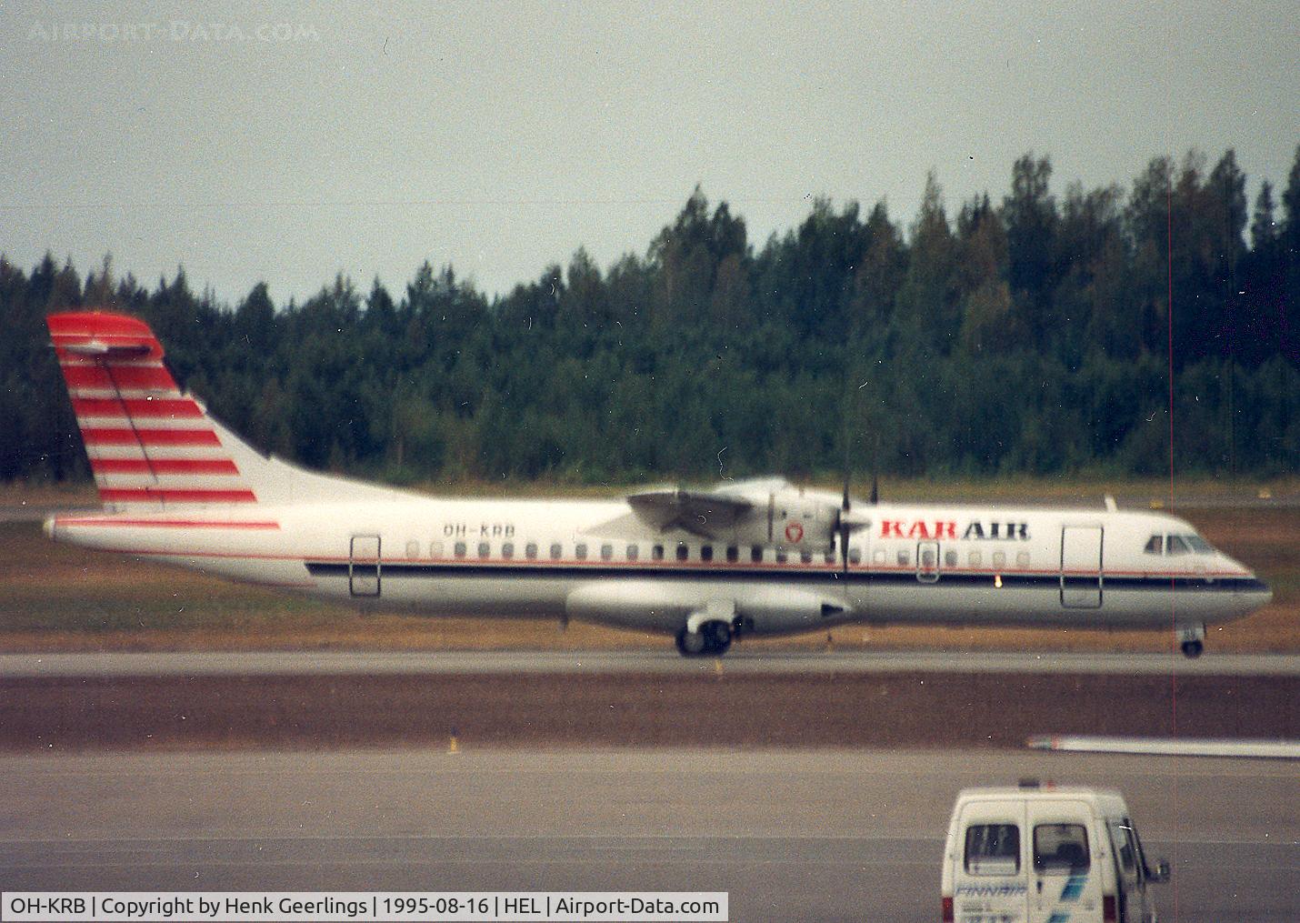 OH-KRB, 1989 ATR 72-201 C/N 140, Karair