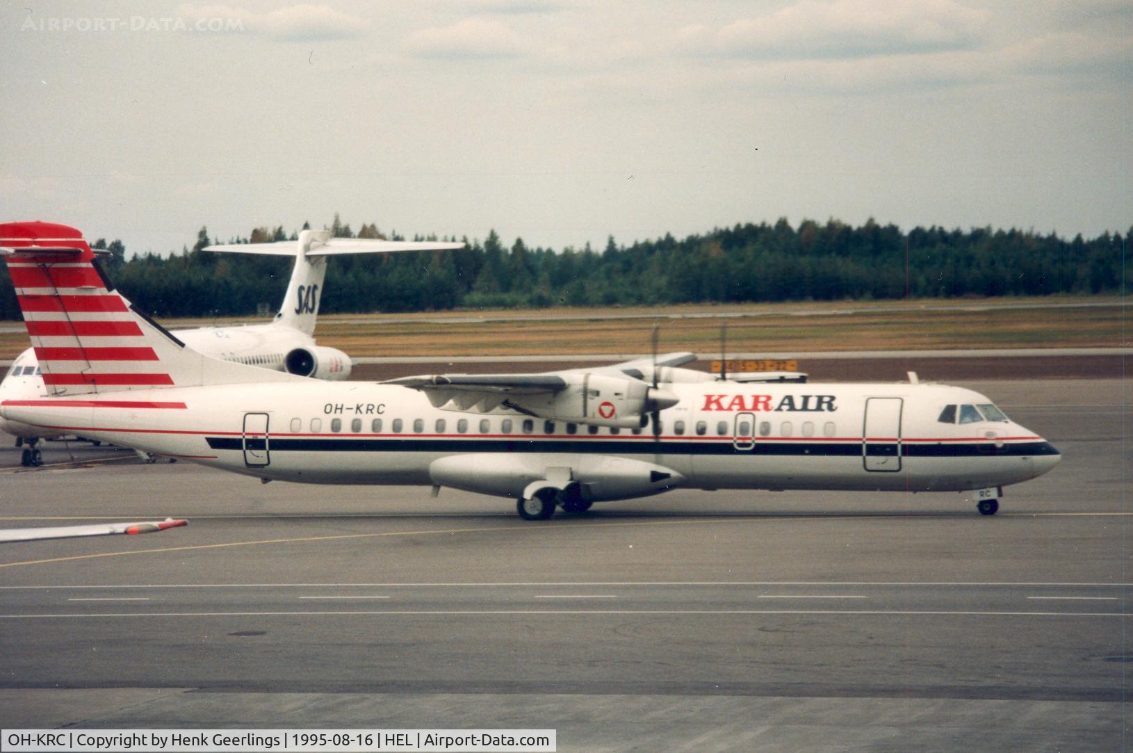 OH-KRC, 1989 ATR 72-201 C/N 145, Karair