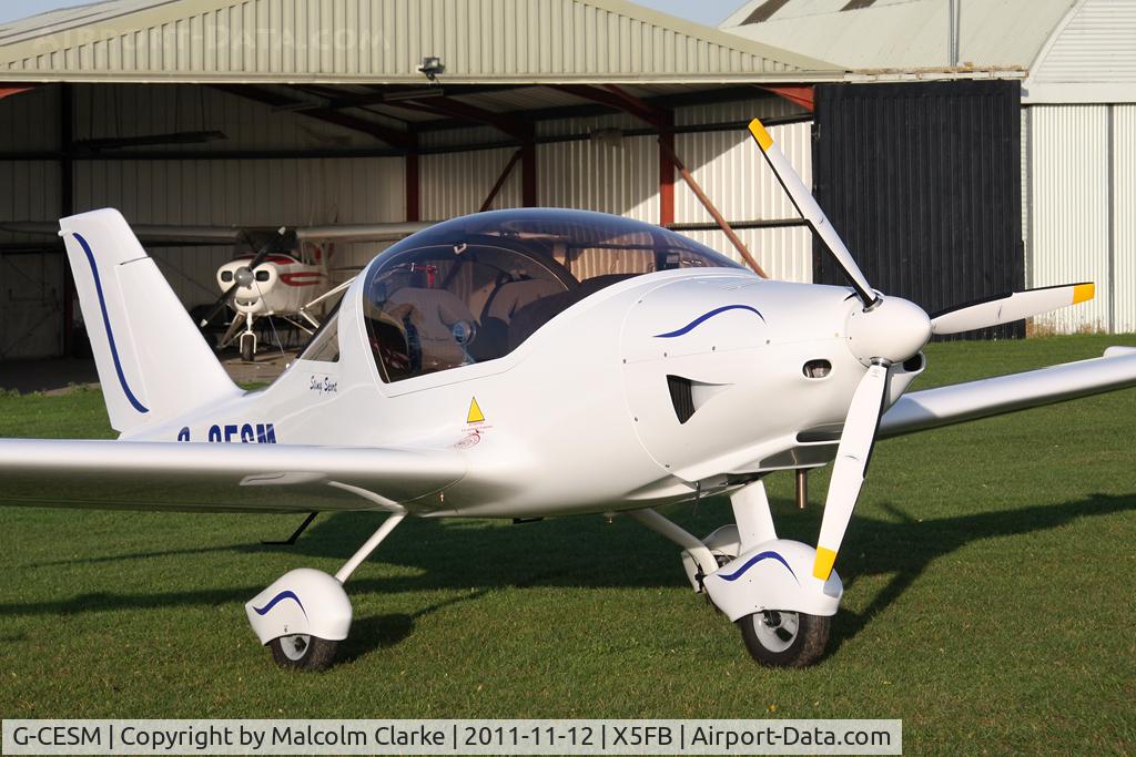 G-CESM, 2011 TL Ultralight TL-2000 Sting Sport C/N LAA 347-14801, Tl Ultralight TL-2000 Sting Sport at Fishburn Airfield, November 2011.