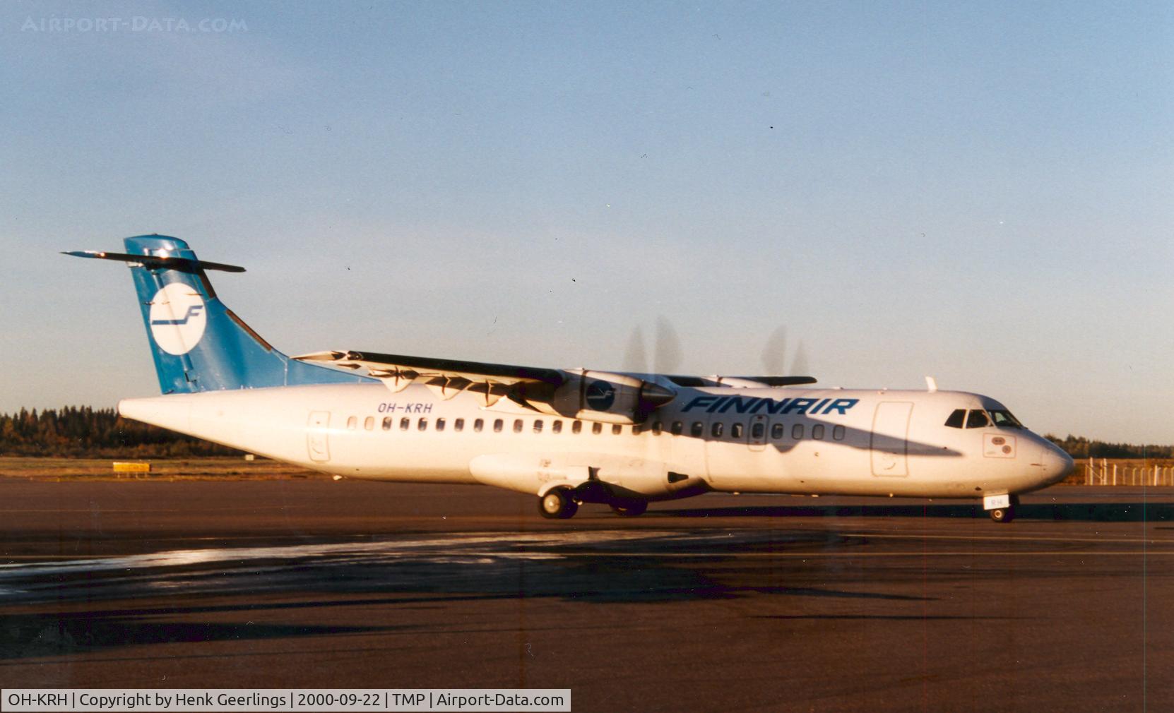 OH-KRH, 1991 ATR 72-201 C/N 212, Finnair