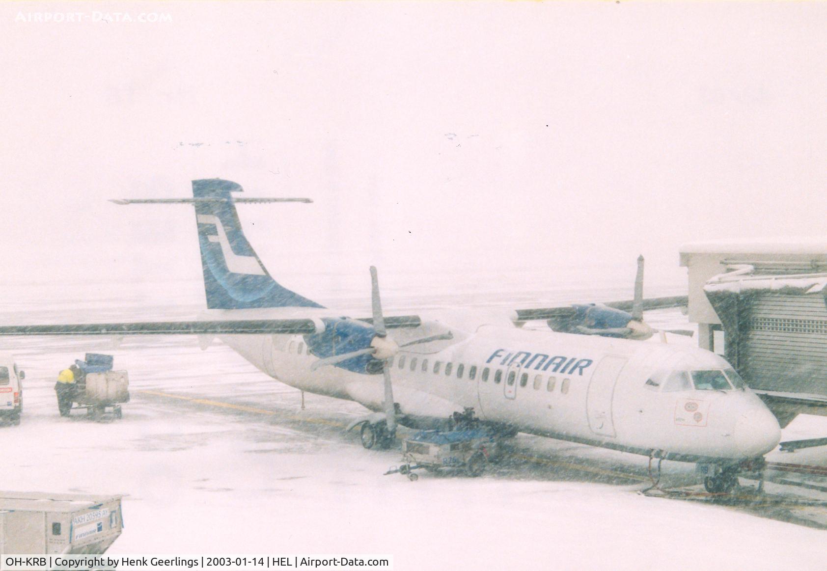 OH-KRB, 1989 ATR 72-201 C/N 140, Finnair, winter 2003