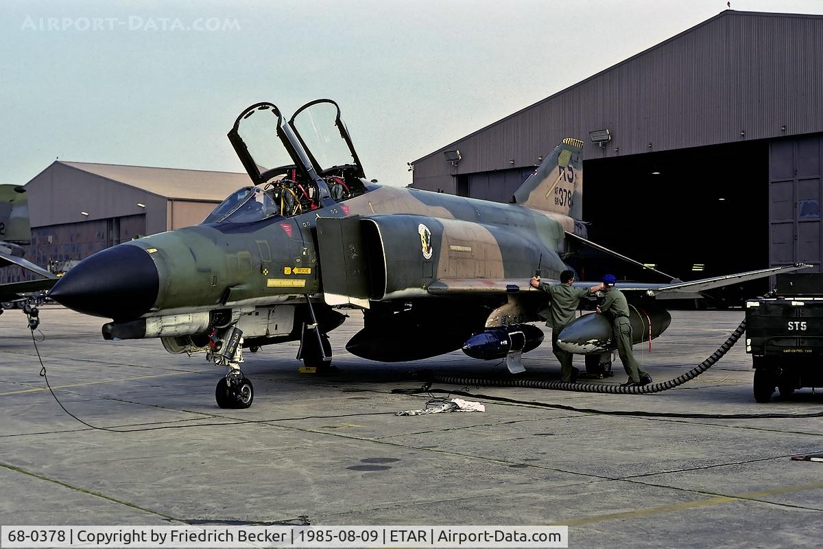 68-0378, 1968 McDonnell Douglas F-4E Phantom II C/N 3459, waiting for the crew, a/c has been transfered to South Korea as 80-378