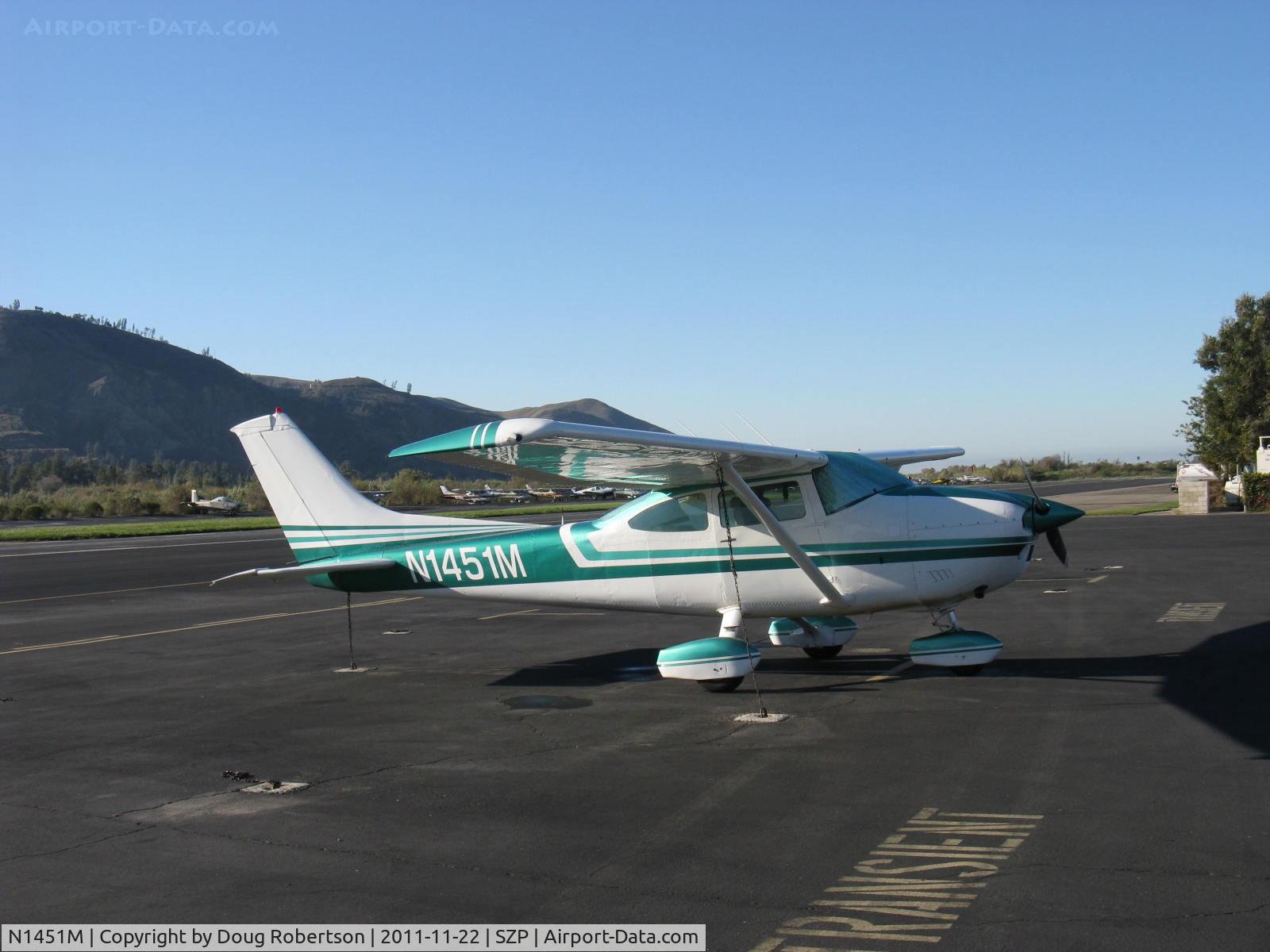 N1451M, 1975 Cessna 182P Skylane C/N 18264335, 1975 Cessna 182P SKYLANE, Continental O-470-S 230 Hp