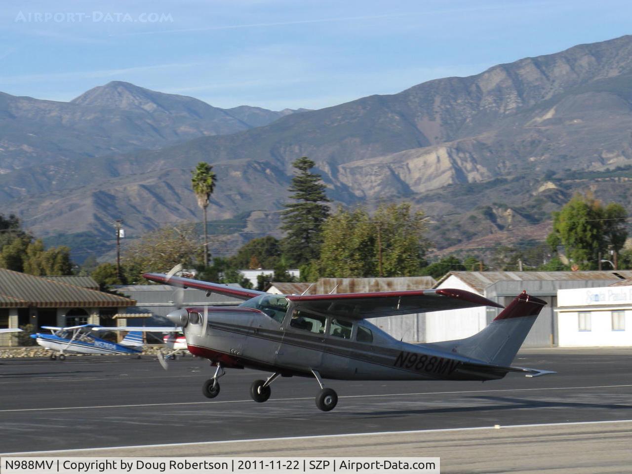 N988MV, 1967 Cessna T210G Turbo Centurion C/N T210-0284, 1967 Cessna T210G TURBO CENTURION, Continental TSIO-520-C 285 Hp, takeoff Rwy 22