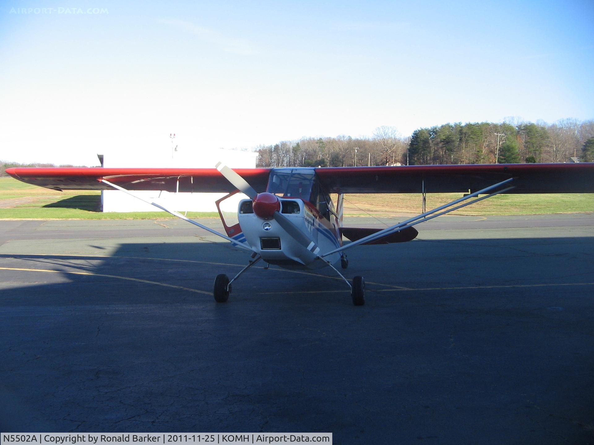 N5502A, 1978 Bellanca 8KCAB Decathlon C/N 408-78, Orange