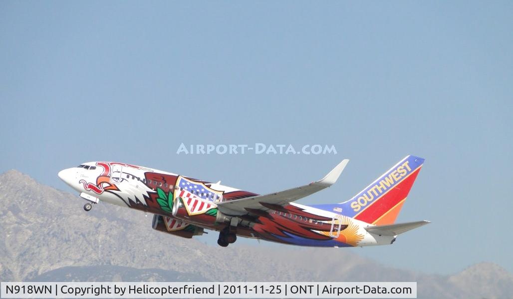 N918WN, 2008 Boeing 737-7H4 C/N 29843, 