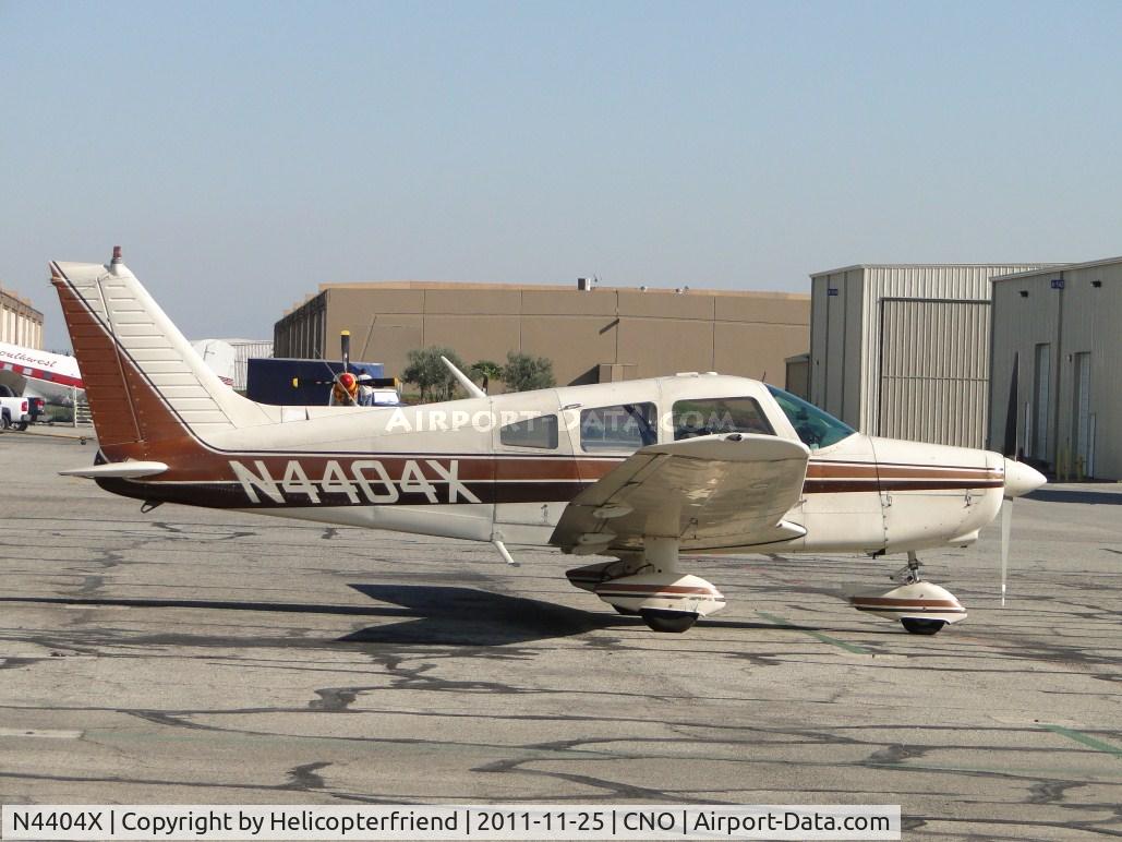 N4404X, 1975 Piper PA-28-151 C/N 28-7615010, Parked south of the paint shop and west of P-51 N7715C