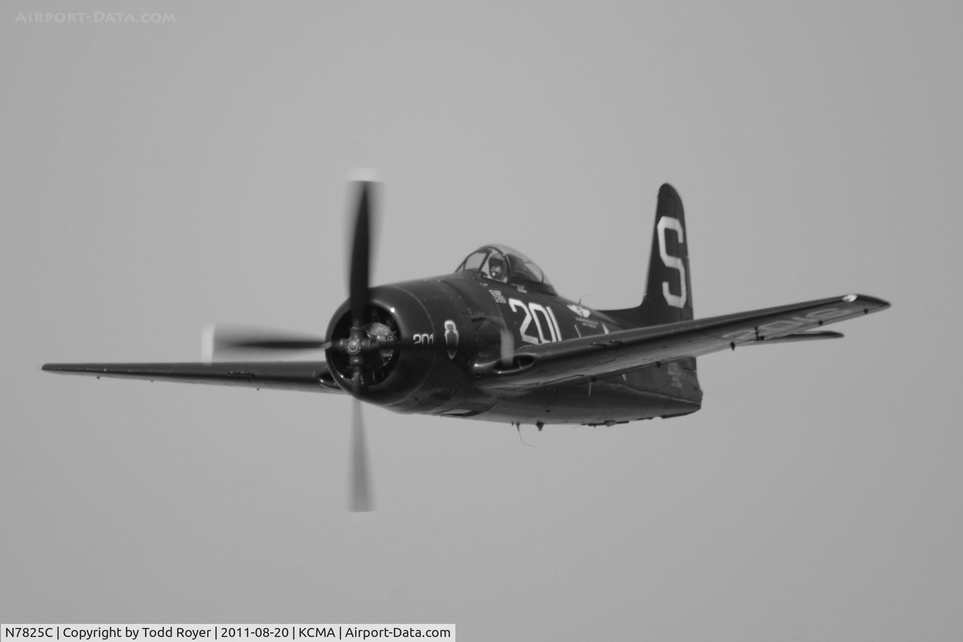 N7825C, 1948 Grumman F8F-2 (G58) Bearcat C/N D.1227, Camarillo Airshow 2011