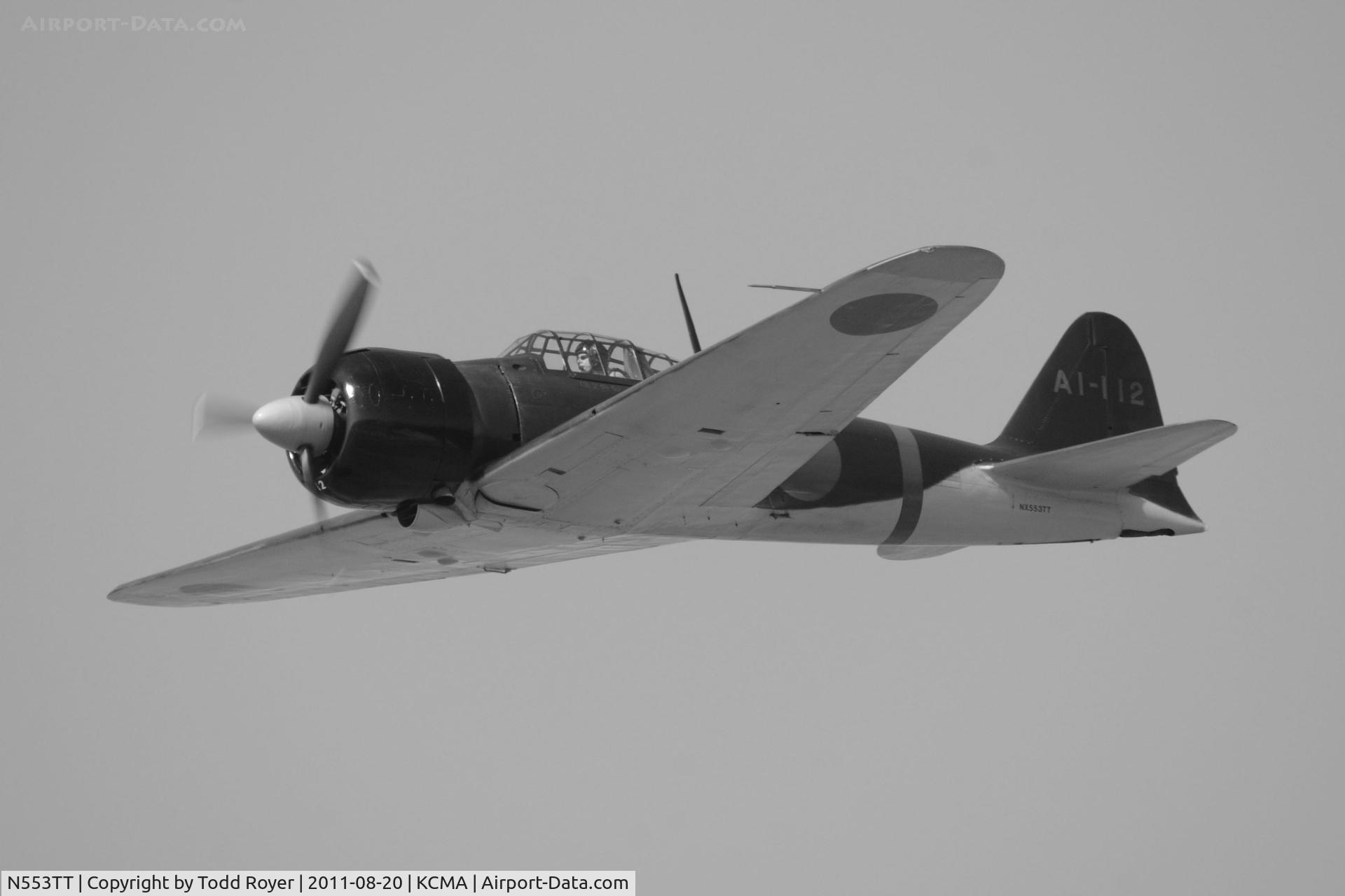 N553TT, 1942 Mitsubishi A6M3 Reisen (Zero) C/N 3858, Camarillo Airshow 2011