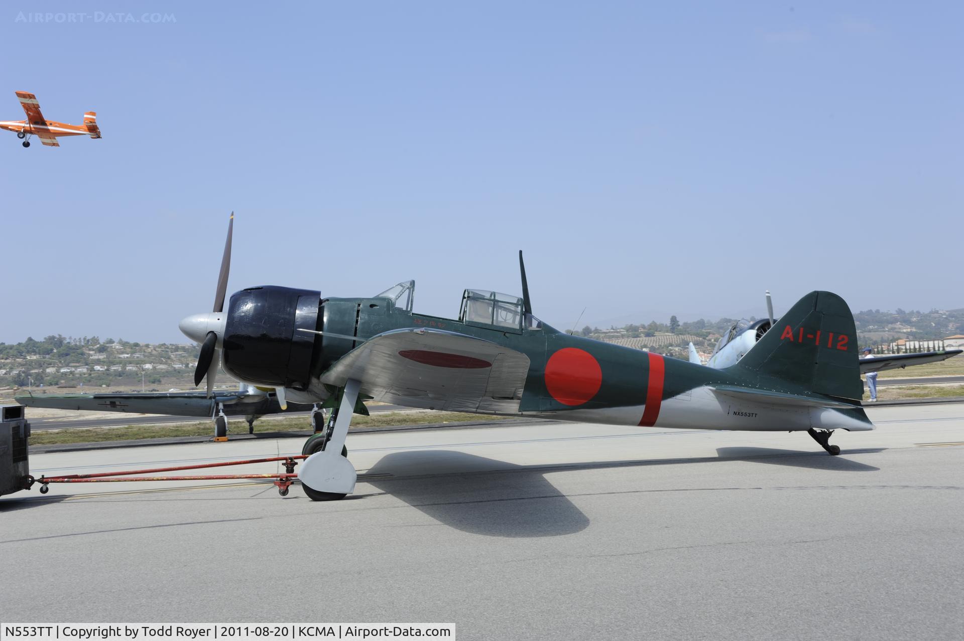 N553TT, 1942 Mitsubishi A6M3 Reisen (Zero) C/N 3858, Camarillo Airshow 2011