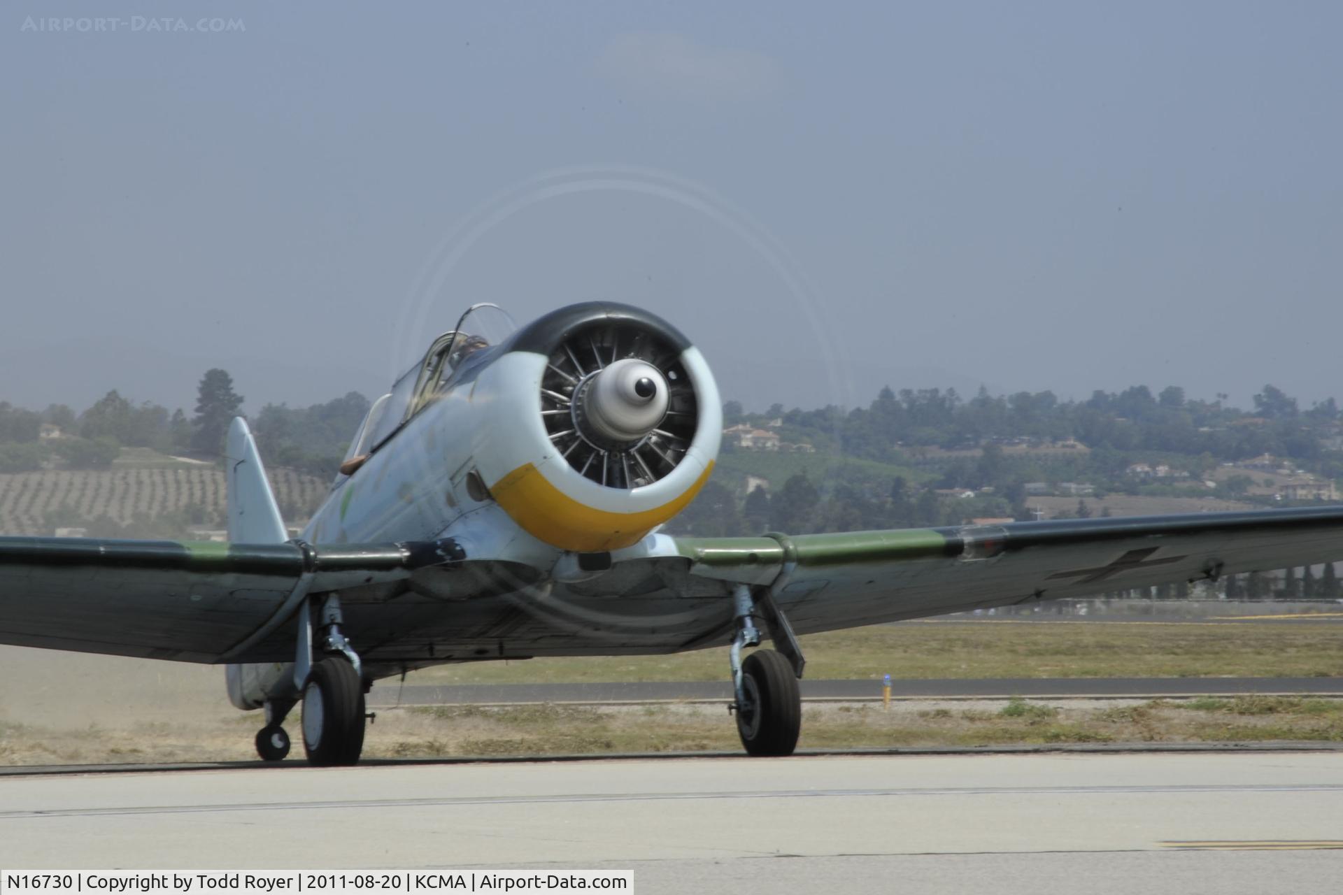 N16730, 1941 North American AT-6C C/N 75-3473, Camarillo Airshow 2011