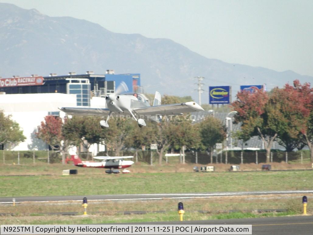 N925TM, Vans RV-6 C/N 001, Taking off and heading west