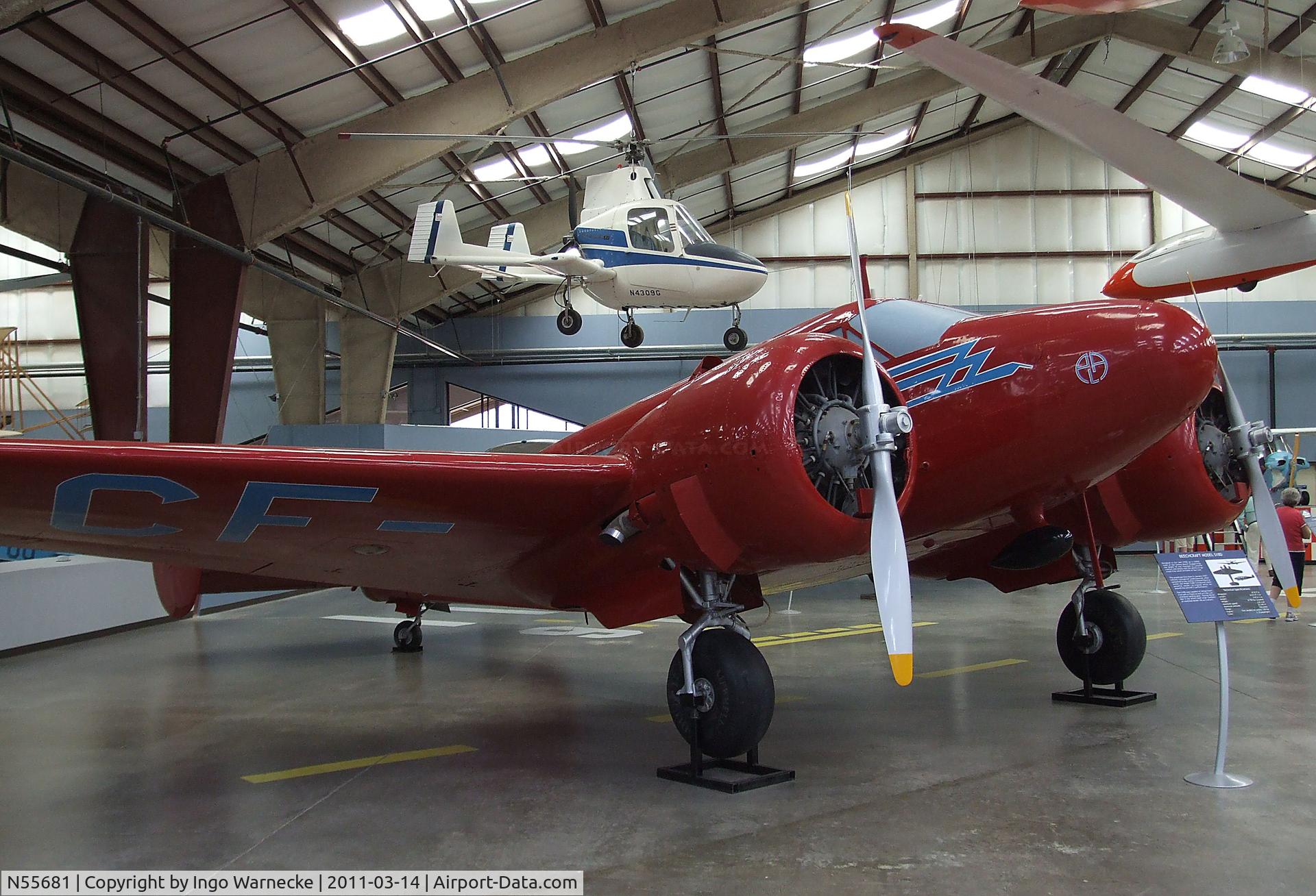 N55681, Beech 18D C/N 177, Beechcraft S18D Twin Beech at the Pima Air & Space Museum, Tucson AZ